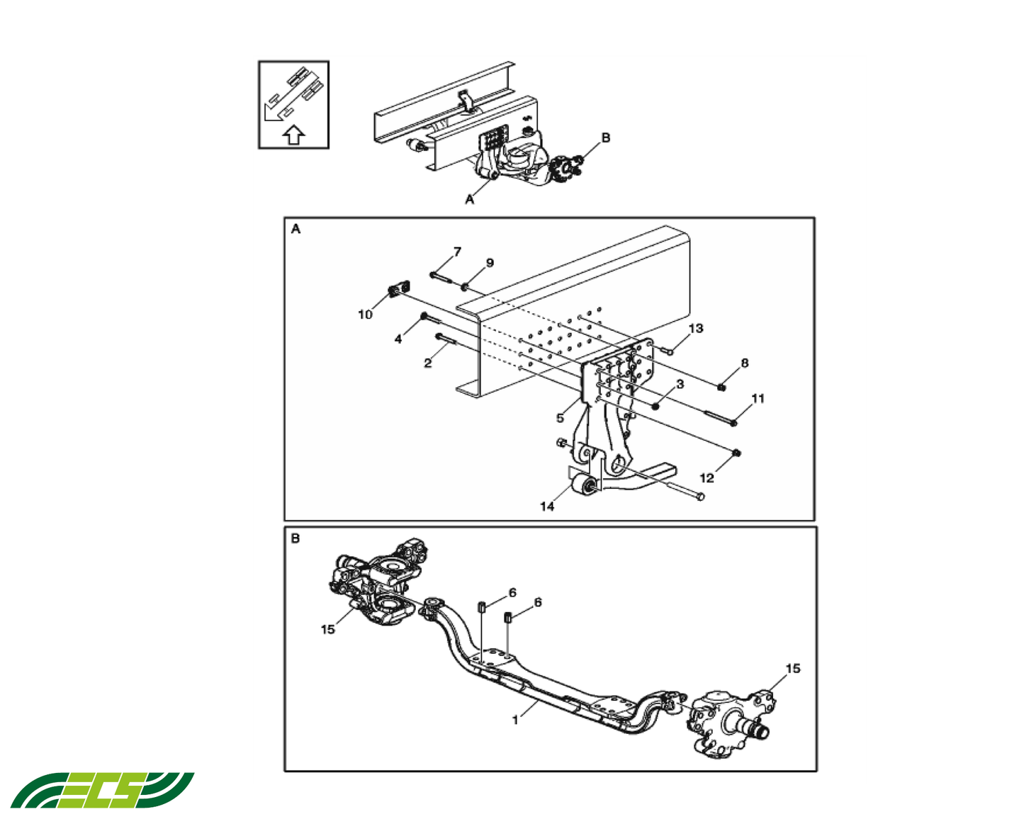 Volvo Middle Axle - 6x2