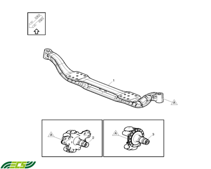 Axle & Steering رينو مستعملة-17996880