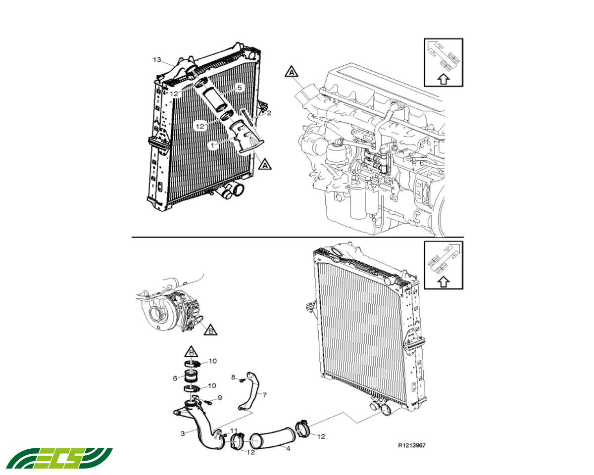 Volvo Radiator Assembly