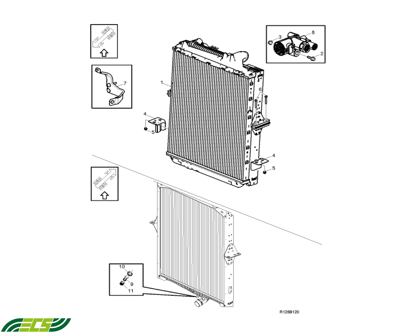 Renault Radiator Assembly