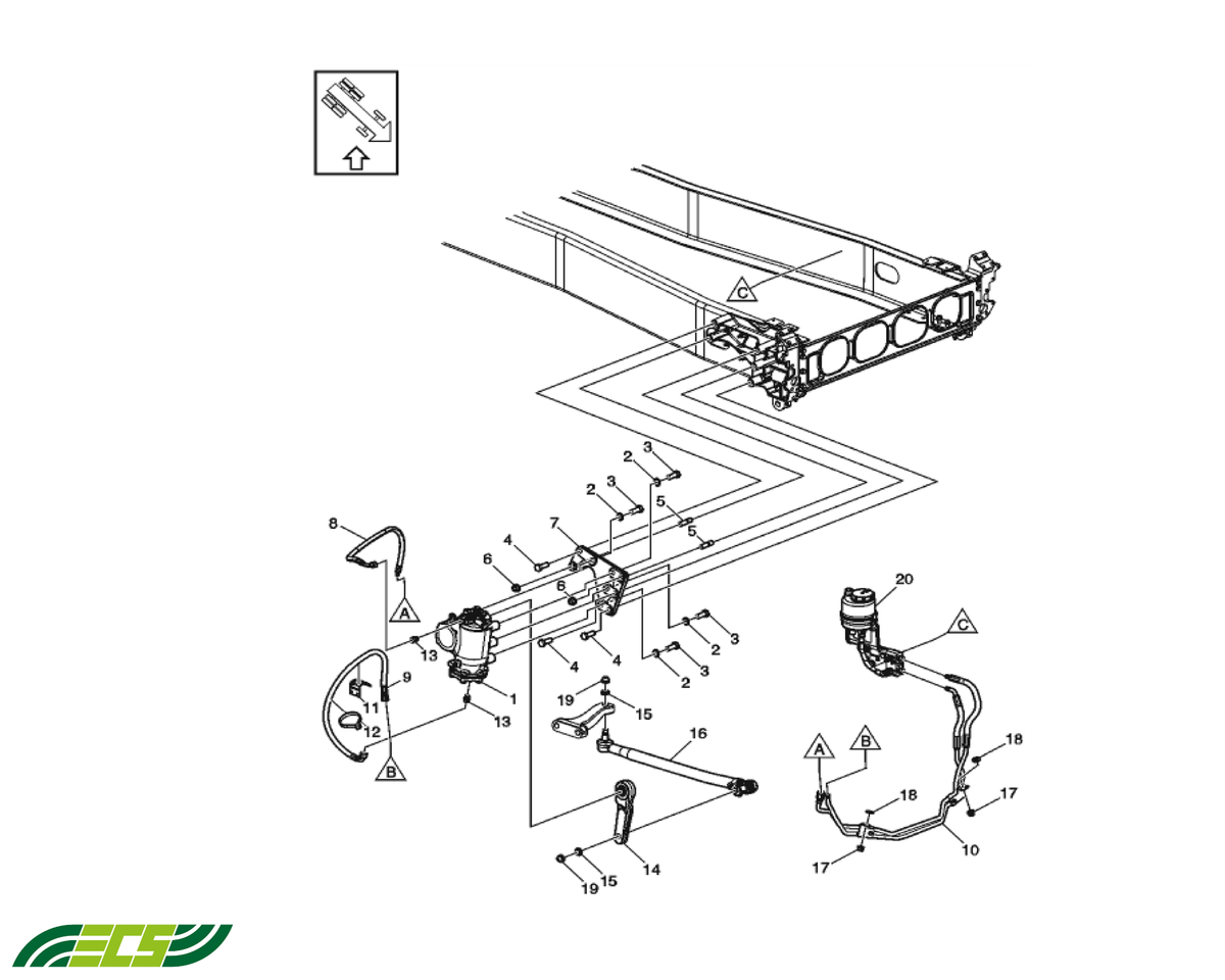 Volvo Steering Box